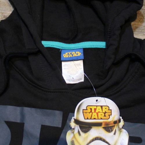 Sudadera con Capucha Negra Star Wars Empire Strikes Back - Para Hombre Talla Grande Nueva con Etiquetas - Imagen 6 de 7