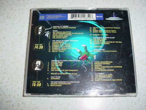 2 CD THE CULT FILES RE-OPENED, VOL 2 CULT TV & FILM THEMES 44 THEMES, 3D GLASSES - Imagen 2 de 2