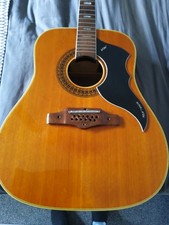 Vox 12 String Folk Acoustic Guitar Vintage 60s  For Parts Not Working.