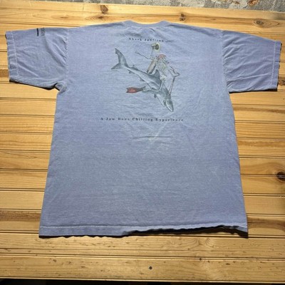 Vintage 90s Skull Pirate Flag Shark Junction Skeleton Scuba Bonafide T-Shirt XL