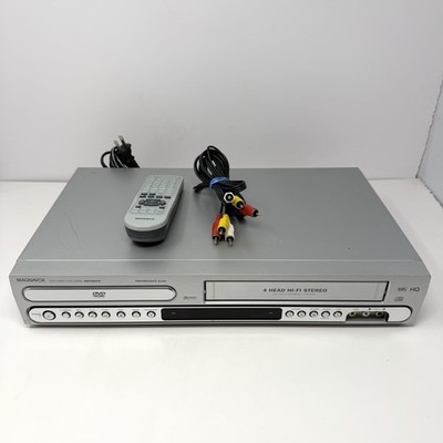 Magnavox MDV560VR VHS VCR & DVD Combo Player Recorder W/ Remote Tested Working
