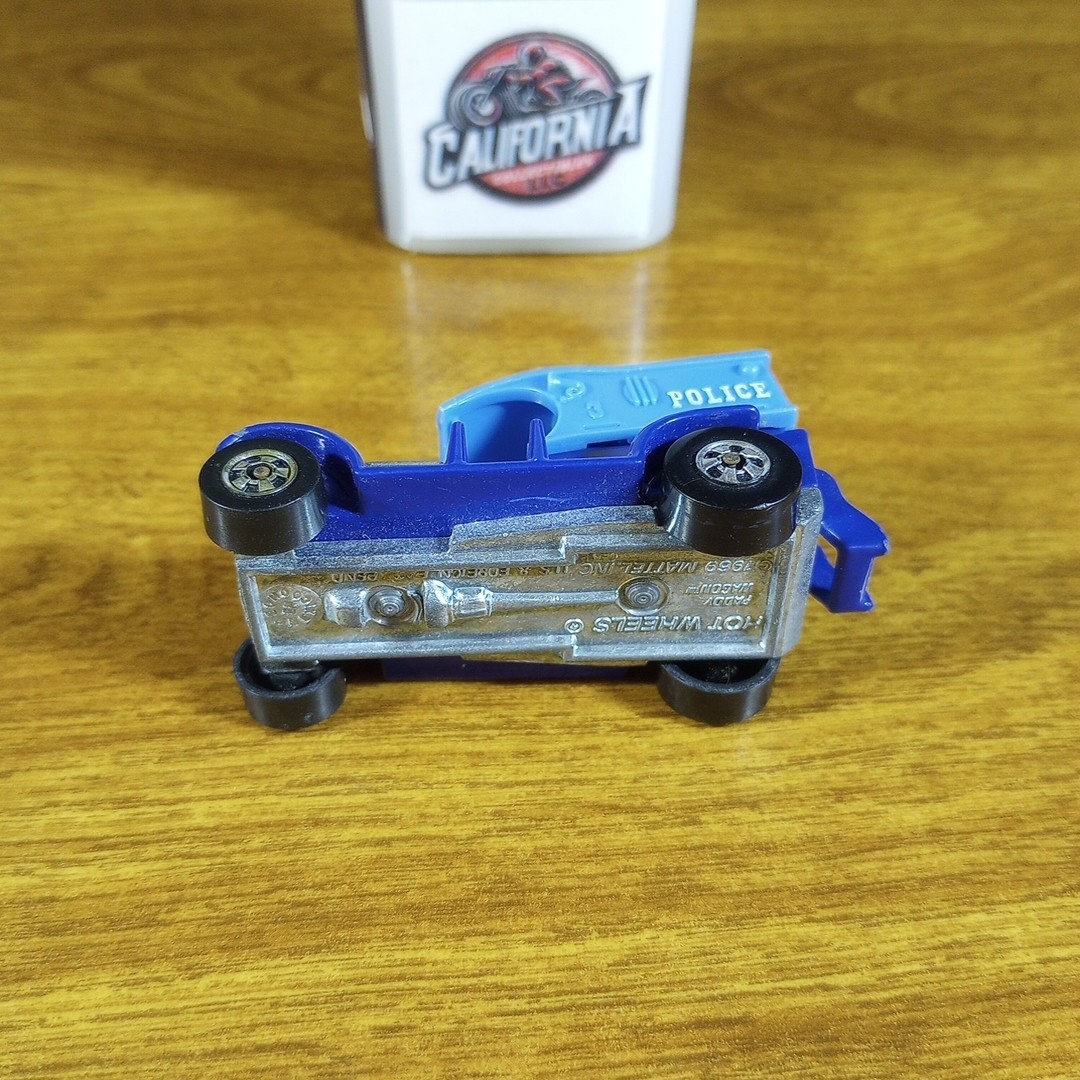 Vintage Hot Wheels Aurimat Mexico Paddy Wagon Dark Light Blue BW