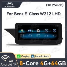 10,25'' Android 14 Autoradio f&uuml;r Mercedes benz E klasse W212 2016-18 Carplay GPS