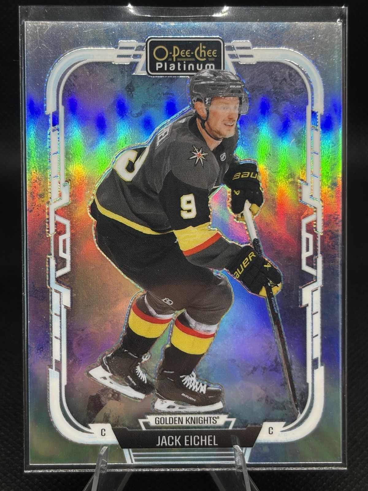 Upper Deck O-Pee-Chee Platinum Jack Eichel #108 Arctic Freeze /99 Golden Knights