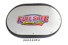 Fuel Safe Tail Tank Cover Plate - 7 X 12 In Oval - Aluminum - Cadmium - Each Fuel Safe Tail Tank Cover Plate - 7 X 12 In Oval - Aluminum - Cadmium - Each