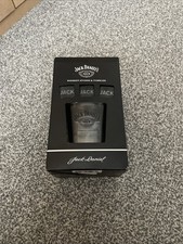 Jack Daniels Whiskey Stones Tumbler Gift Set Glass Boxed New