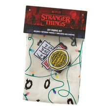 Netflix Stranger Things Cotton Fabric  Patch Diy Kit, 5 Patches, 2 Yards fabric