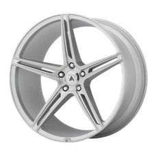 20x10.5 Asanti Black Abl-22 Alpha 5 Brushed Silver Wheels 5x112 27mm Set Of 4