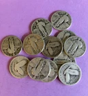 Lot of  (12) Silver Standing Liberty Quarters   LOT  FK-9