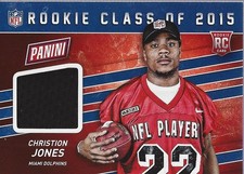 2015 Panini Father's Day Rookie Class Jerseys #7 Christion Jones Jersey - FB