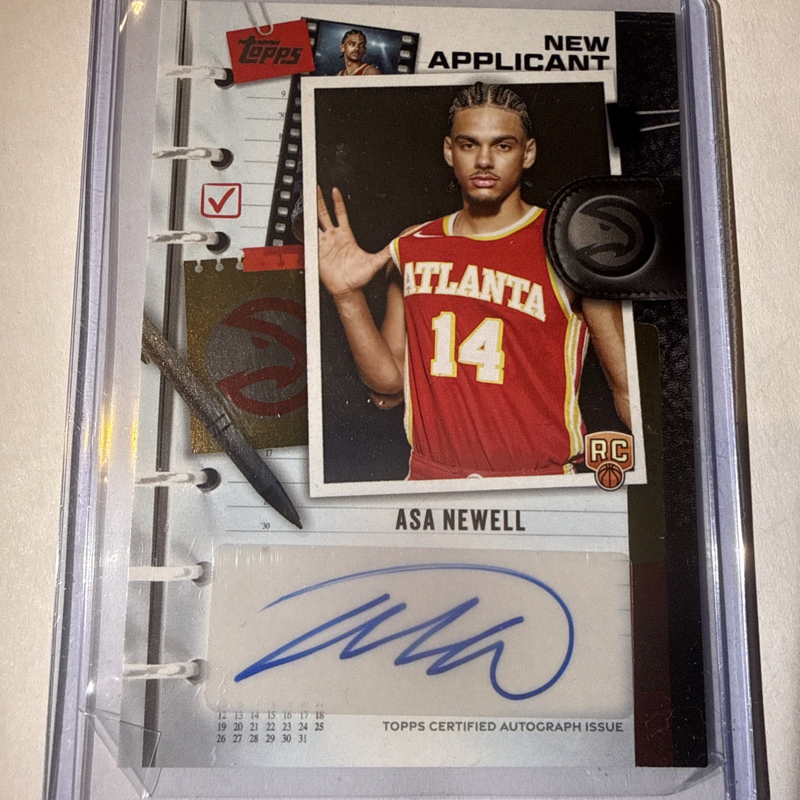 2025-26 Topps - New Applicants Autographs Asa Newell #NA-AN (AU, RC)