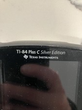 TI-84 Plus C Silver Edition Calculator