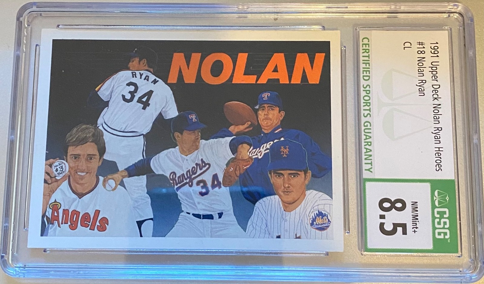 1991 Upper Deck Nolan Ryan Heroes # 18