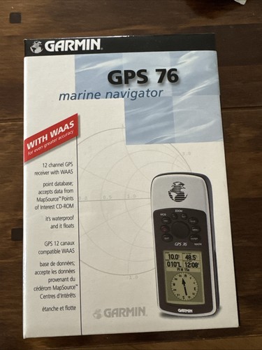 Personal GPS - Garmin GPSMAP 76 Handheld GPS Marine Navigator