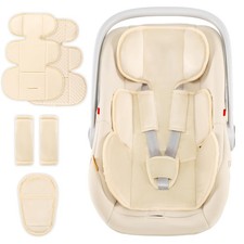 Infant Car Seat Insert with Ultra-Thick Head Support - Universal 3-in-1 Baby ...