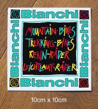 Bianchi Sticker Decal Mountain Bike Road Bike Vintage 90s
