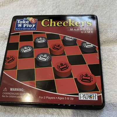 Take 'N Play Anywhere   Checkers   Magnetic Travel Game   Fun on The Go!
