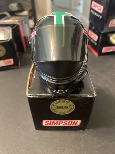 NASCAR Driver Bobby Labonte Simpson Mini Helmet Signature Edition 1/4 Brand New - Picture 5 of 5
