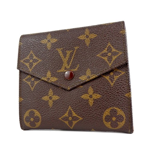 Authentic LOUIS VUITTON Portemonnaie Billet Card Credit wallet leather[Used]