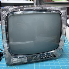 VTG KTV 12  B/W Clear Transparent Prison TV 2001 CRT