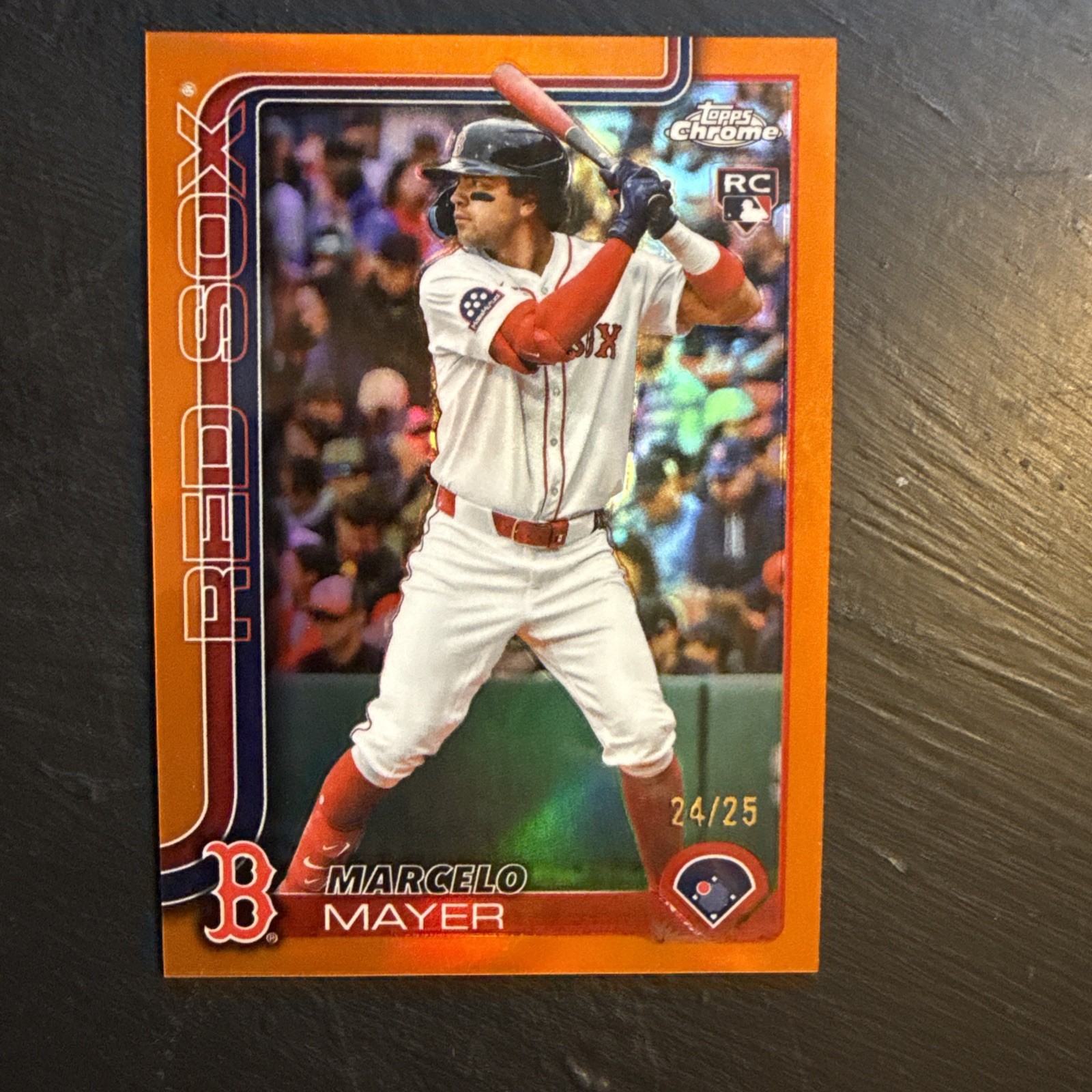2025 Topps Chrome Update Marcelo Mayer USC9 Orange /25 RC