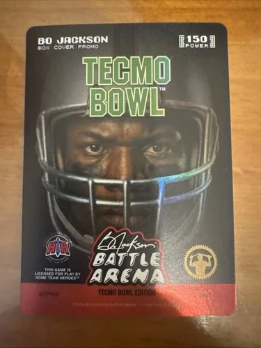 2026 Bo Jackson Battle Arena Tecmo Bowl Box Cover Promo 150 Power NSCC