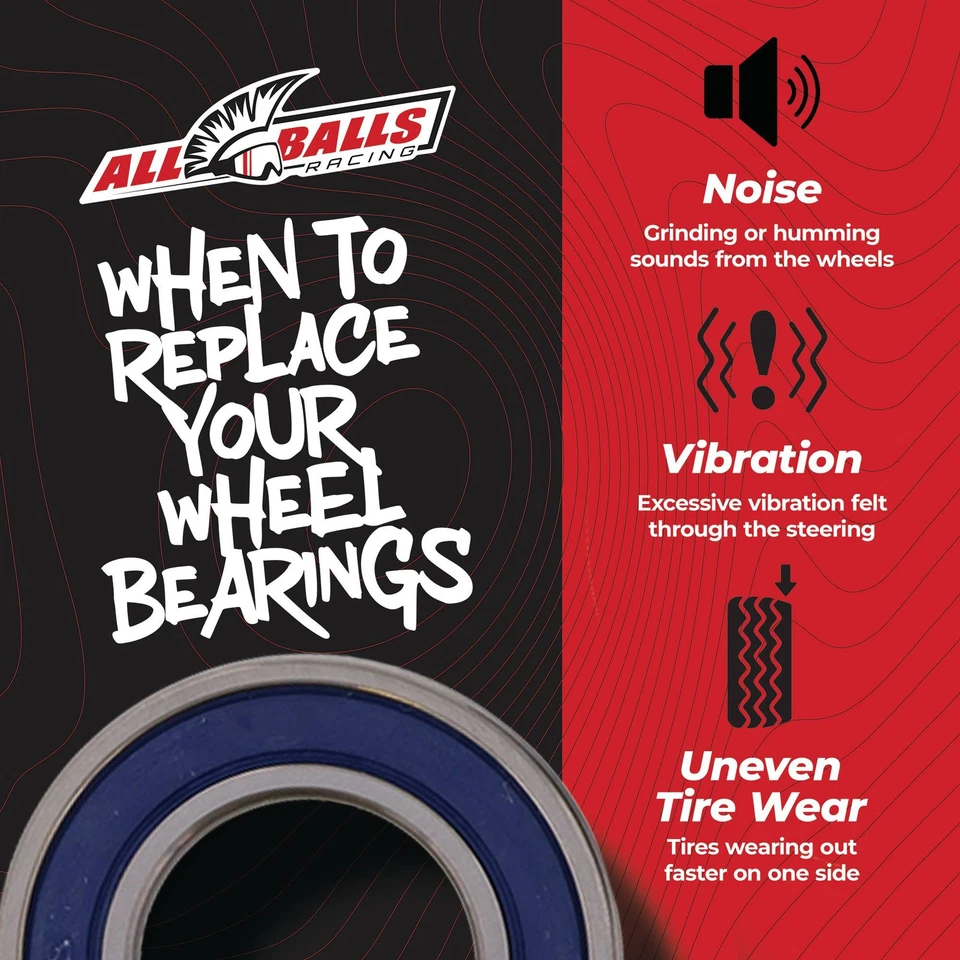 All Balls Wheel Bearing Kit for Rear Honda CBR1000RR 04-07 / CBR600RR 03-06 Foto 3 de 4