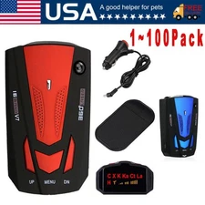 360 Degree Car 16 Band V7 GPS Speed Safety Radar Detector Voice Alert Laser Lot