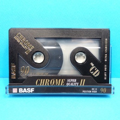   1x BASF Chrome Super Quality II 90 * Type 2 * Cassette Kassette Casete * 1997