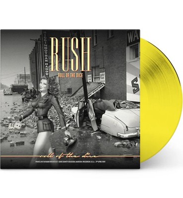 Rush - Roll Of The Dice LP 12'' Yellow Colored Vinyl Record - NEW