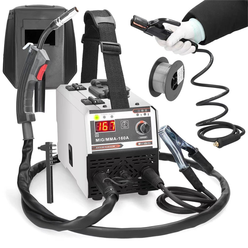 Machine à souder MIG MMA 2 en 1 avec onduleur IGBT DC et alimentation de fil automatique
