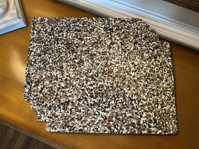 Costa Nova Cork/Recycled EVA Plano Rectangular Placemats (4) NWT OB