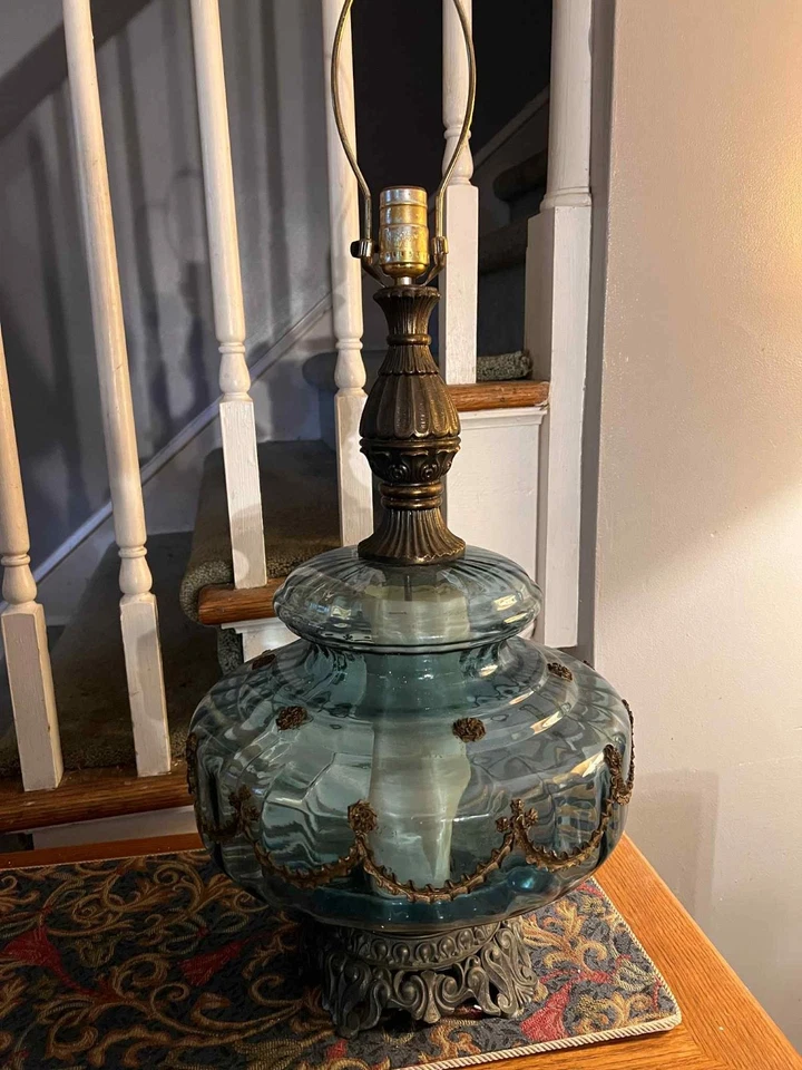 Hollywood Regency Falkenstein Lamp - Image 2 of 4