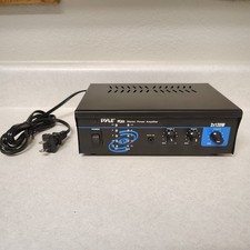 Pyle PCA4 240W 2x120W Dual Channel Home Audio Power Amplifier - Black