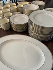 Noritake "Paris" (9727) HUGE 94 pce China Set - mint condition - service for 12