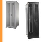 19 Zoll Netzwerkschrank 38 HE BxT 800x800/1000 mm perforierte Doppeltür Flatpack