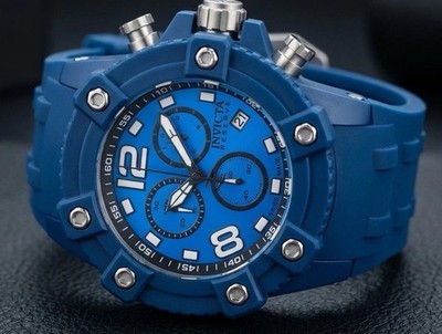 Invicta Swiss Reserve 17290 Octane Mens Blue ABS Resin Chronograph Watch New