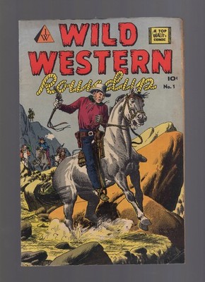 Wild Western Roundup #1 - I.W. Enterprises  1961 - Lower Grade Plus Plus