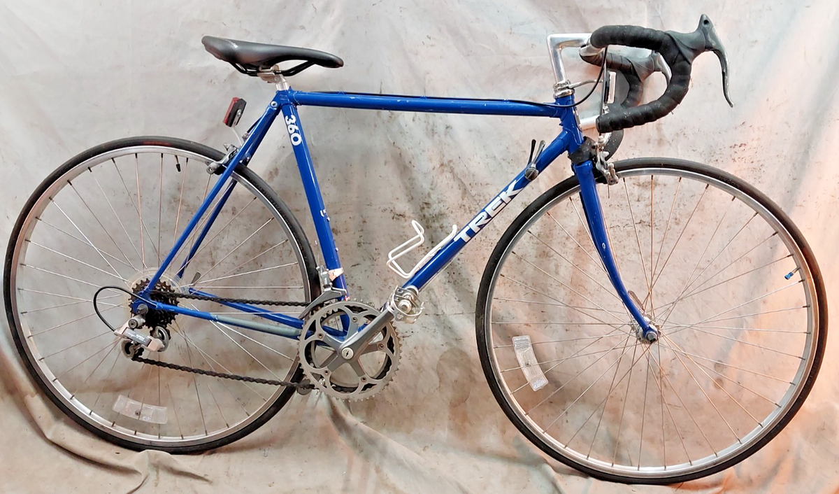 1987 Trek 360 Vintage Touring Road Bike 53cm Small Lugged Steel