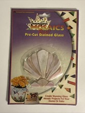 Jennifer  s Mosaic Precut Stained Glass Scallop Shell Mini Pack Kit Pattern NIP