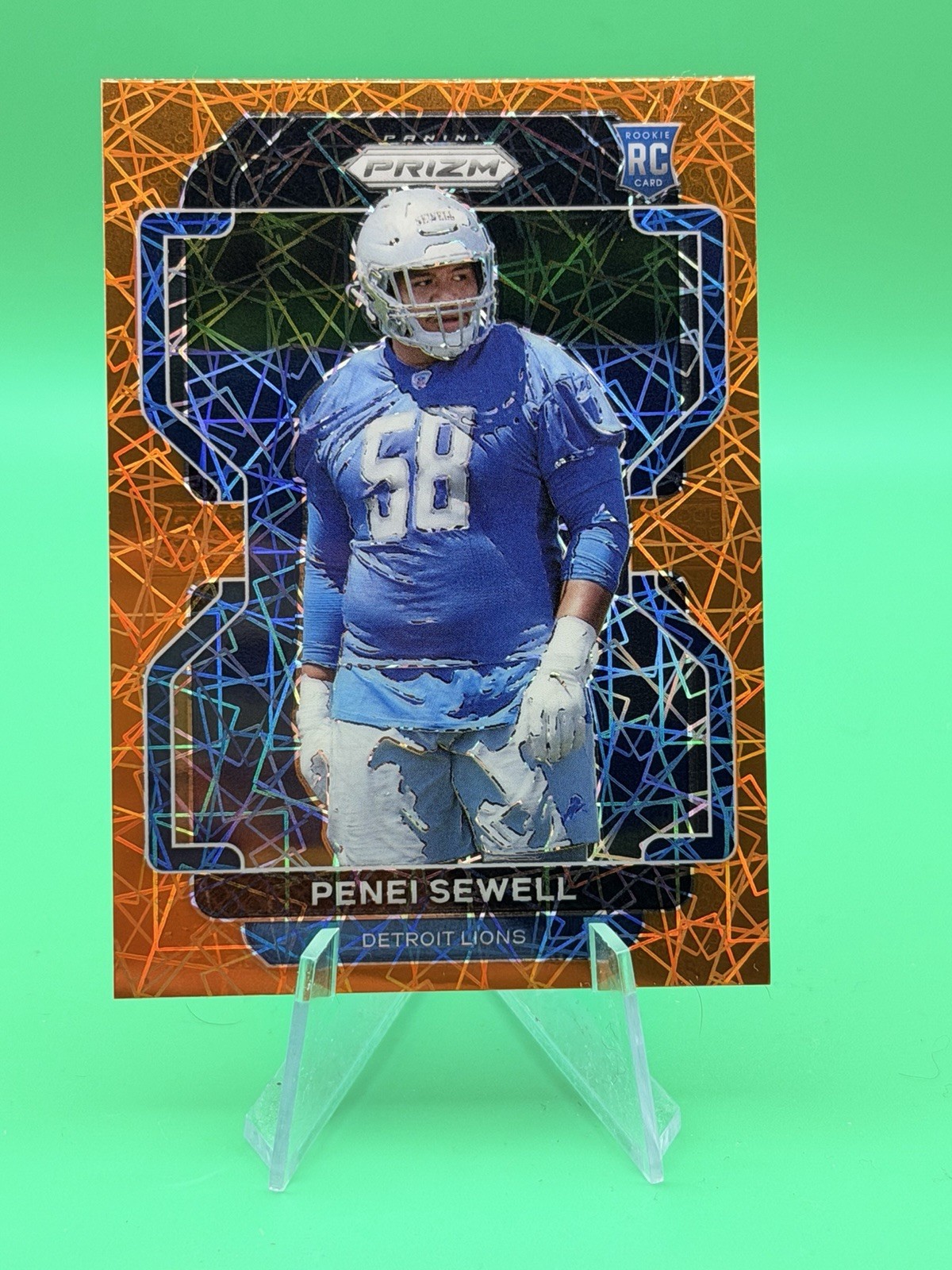 Penei Sewell Panini Prizm #429 Orange