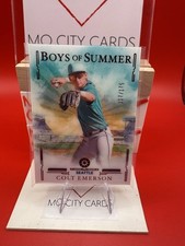 2025 Panini Boys Of Summer Colt Emerson /175 Red No. 14 Seattle Mariners