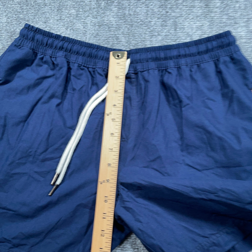 Wowie Shorts Mens XL Navy Drawstring Aztec Beach Elastic Waist Stretch Pocket - Picture 8 of 10