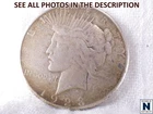 NobleSpirit } 1923 S Silver Peace Dollar Good / Very Good