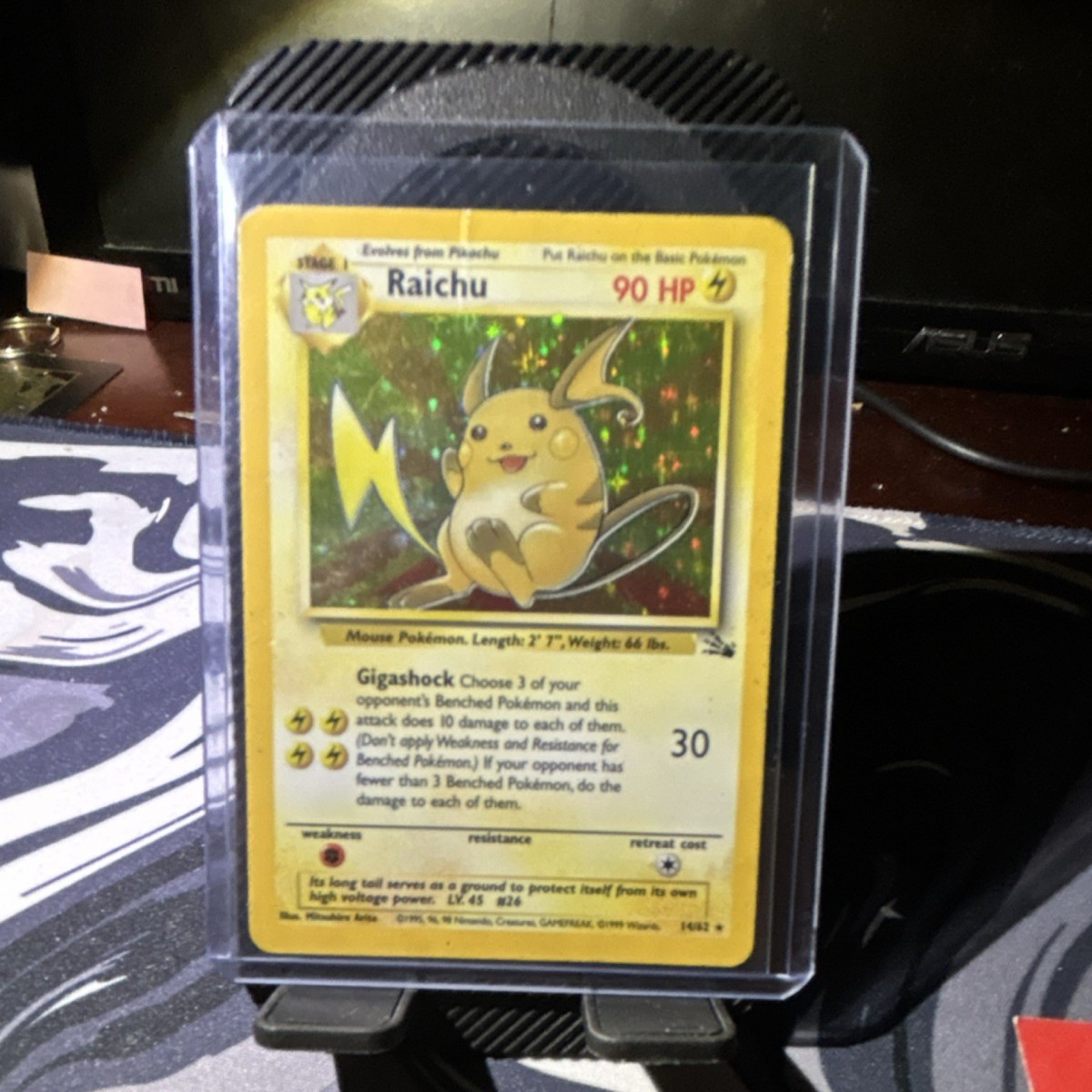 Pokmon Raichu Base Set Holo Stage 1 Pokmon TCG Cards English 14/102 | eBay