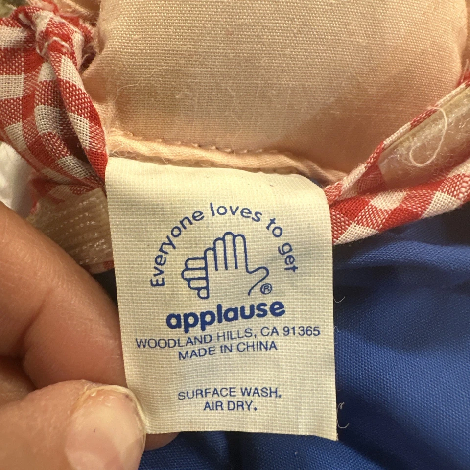 复古 Raggedy Andy 娃娃 带物品 #1661 2002 年制造 9 英寸 娃娃 — 第 4/4 张图片