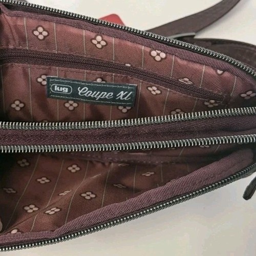 LUG Coupe XL Convertible Shoulder Crossbody Belt Bag in Wine Plum Purple - Bild 5 von 14