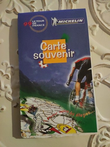 Carte Souvenir Michelin – Spécial Tour De France 1999 (cyclisme, Collection)