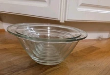 Duralex Set of 5 Glass Nesting Serving Mixing Bowls France