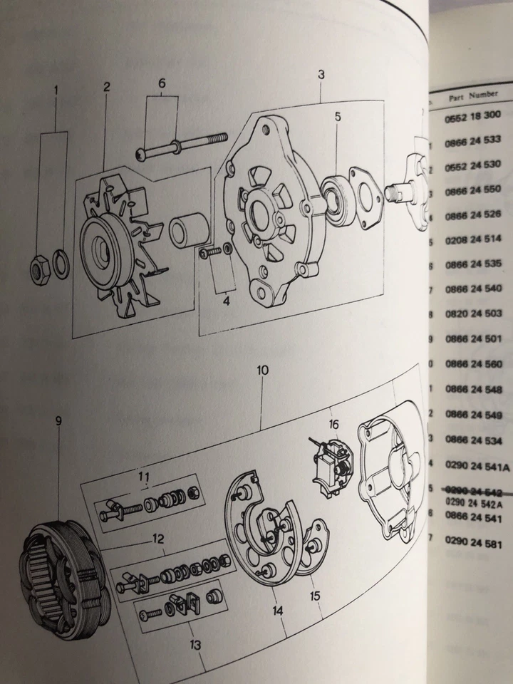 Mazda 616 Capella Coupe Sedan Parts Catalogue Illustrated Mazda Original 1974 - Image 4 of 4